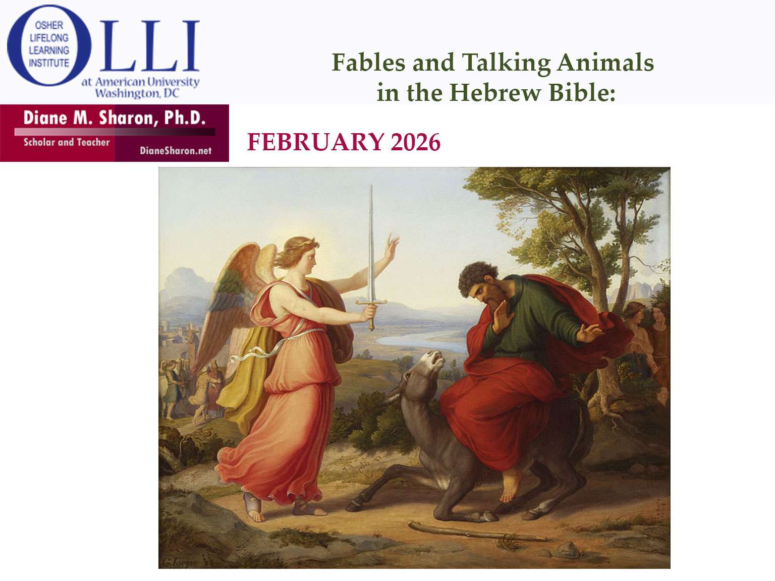 Diane M. Sharon at OLLI DC